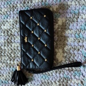 Juicy couture black wristlet
